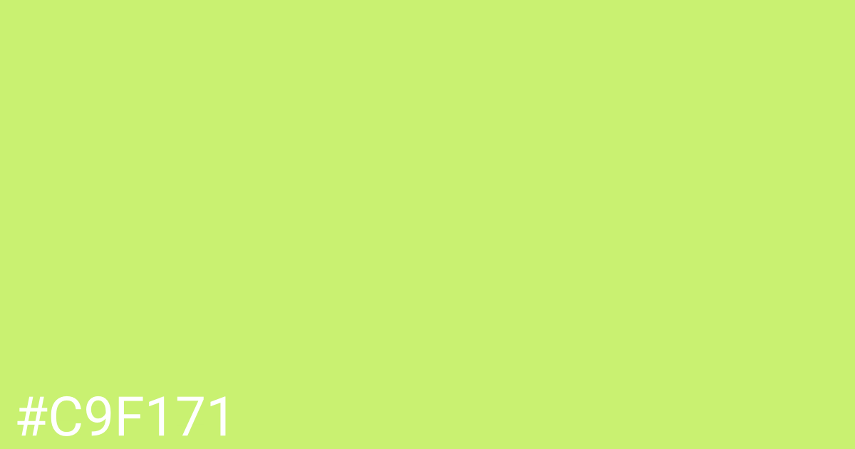 Hex color #c9f171 graphic