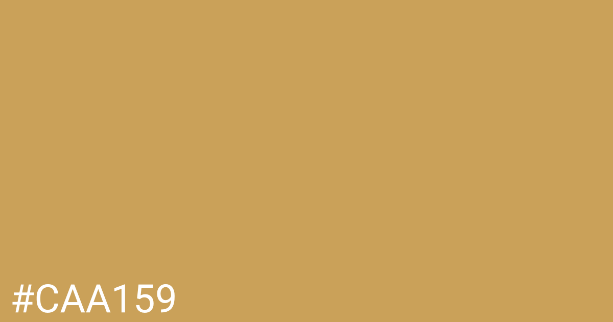Hex color #caa159 graphic