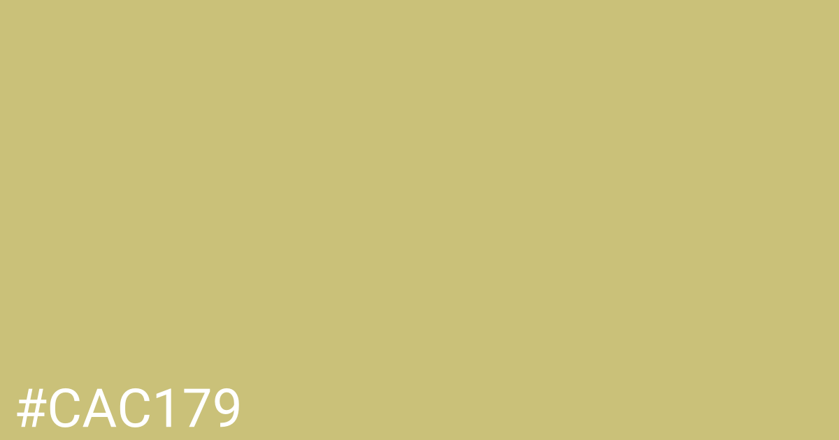 Hex color #cac179 graphic