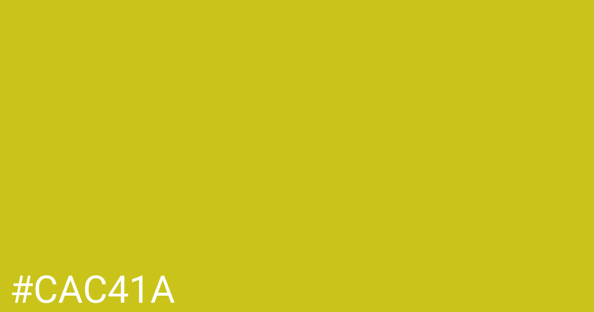 Hex color #cac41a graphic