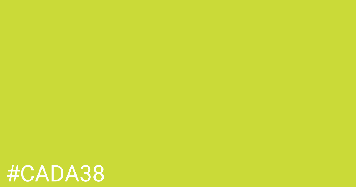 Hex color #cada38 graphic