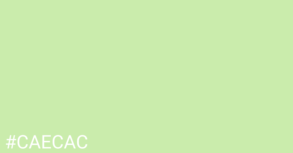 Hex color #caecac graphic