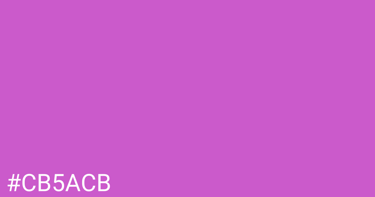 Hex color #cb5acb graphic