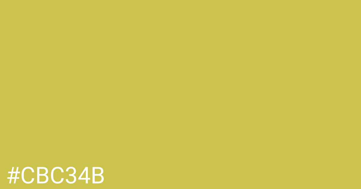 Hex color #cbc34b graphic