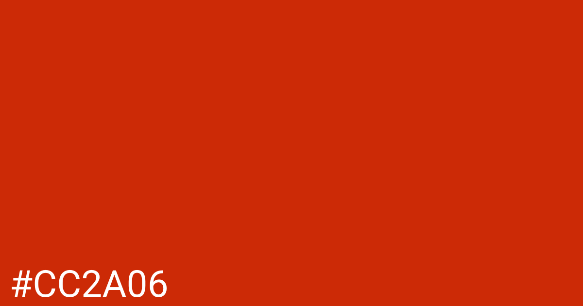 Hex color #cc2a06 graphic