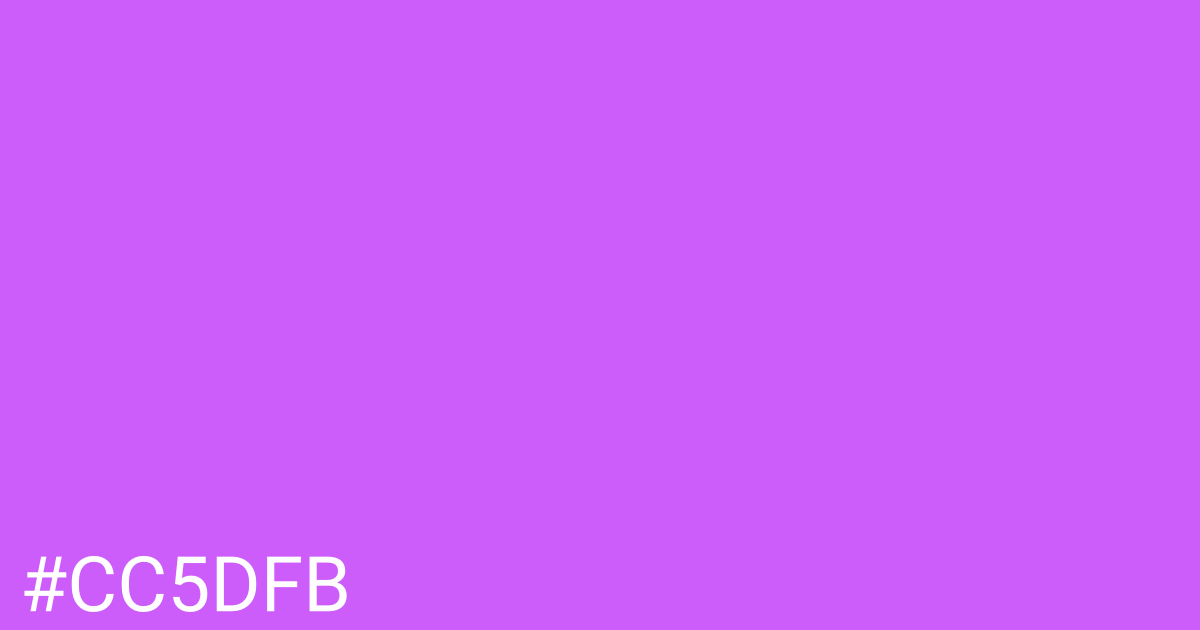 Hex color #cc5dfb graphic