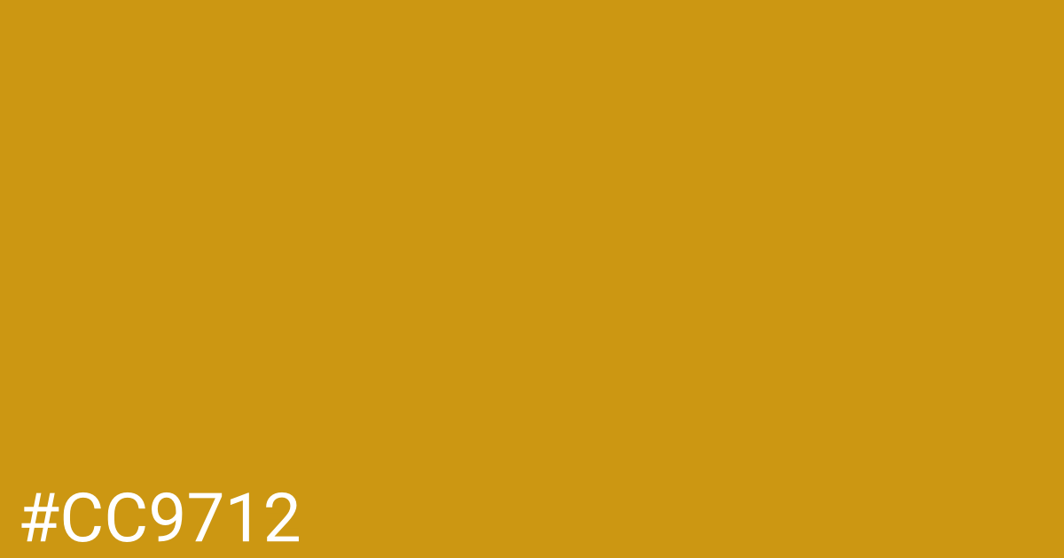 Hex color #cc9712 graphic