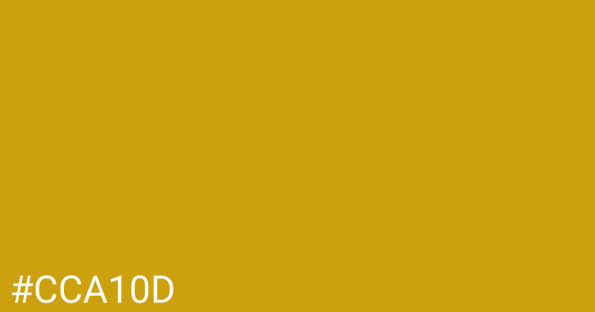 Hex color #cca10d graphic