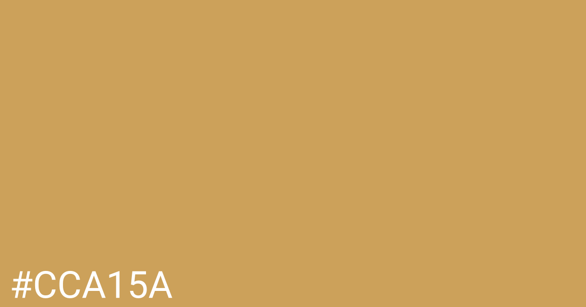 Hex color #cca15a graphic