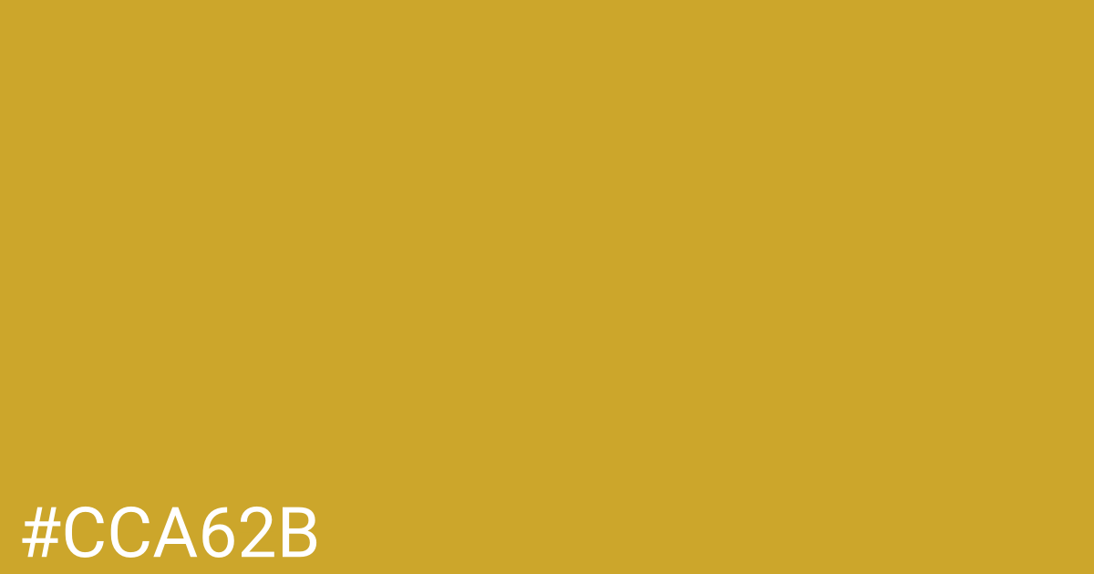 Hex color #cca62b graphic
