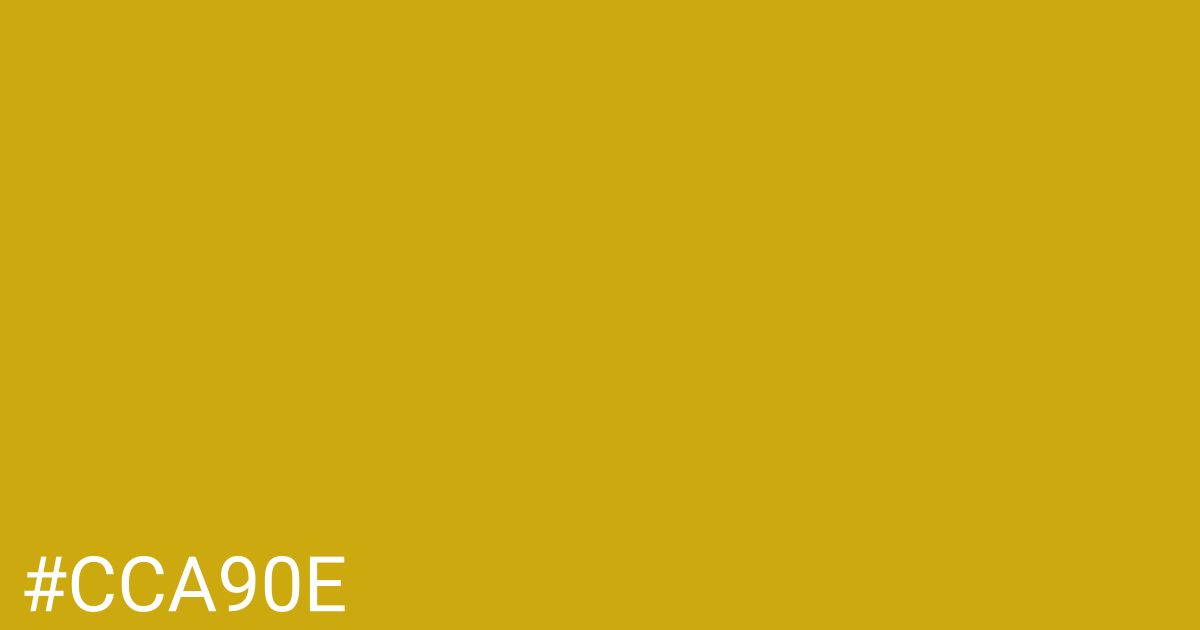Hex color #cca90e graphic