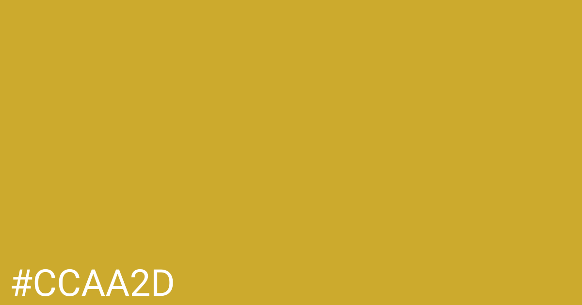 Hex color #ccaa2d graphic