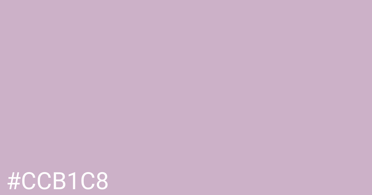 Hex color #ccb1c8 graphic