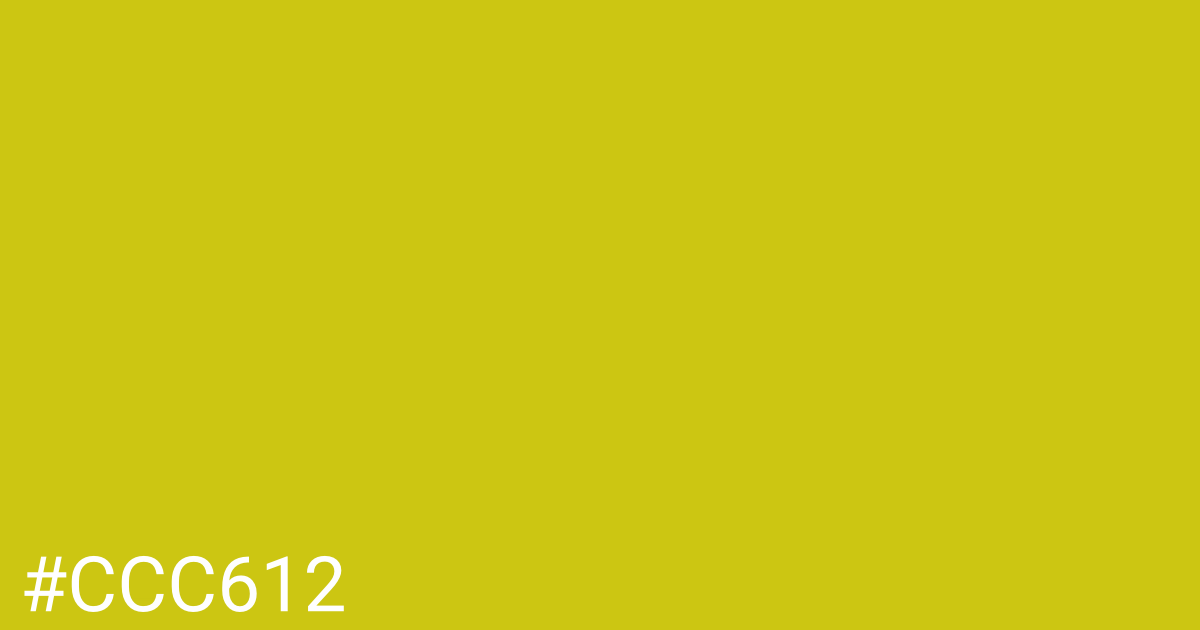 Hex color #ccc612 graphic