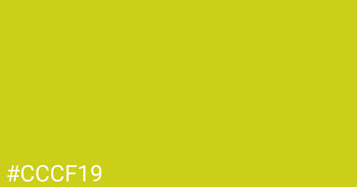 Hex color #cccf19 graphic
