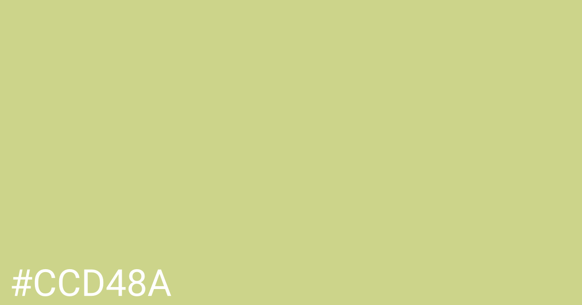 Hex color #ccd48a graphic