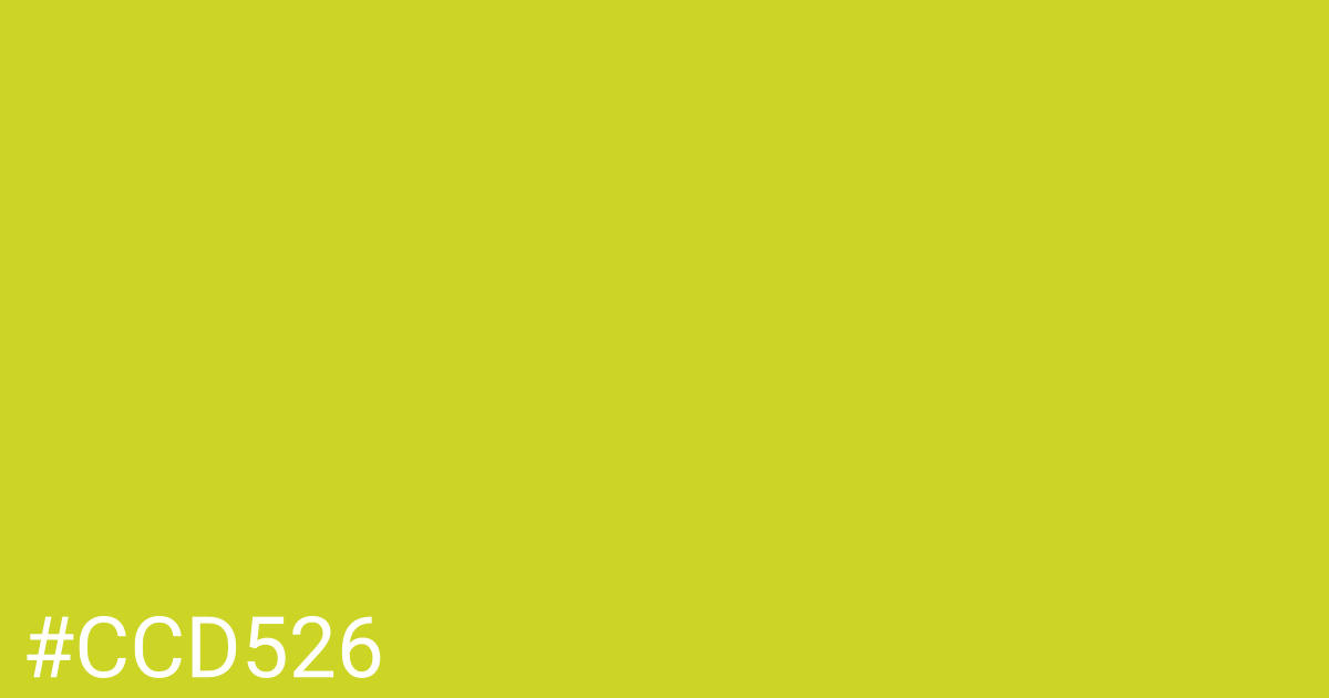 Hex color #ccd526 graphic