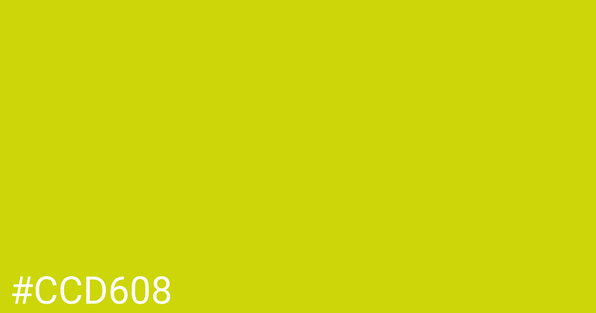 Hex color #ccd608 graphic