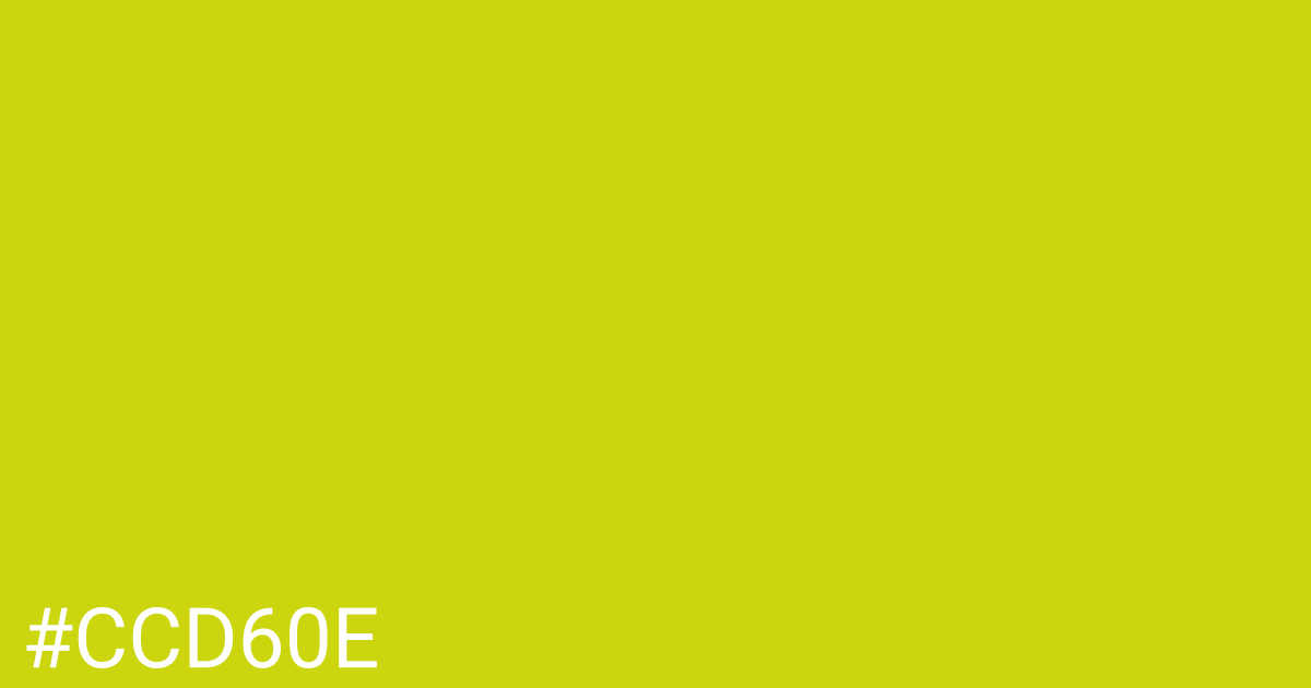 Hex color #ccd60e graphic