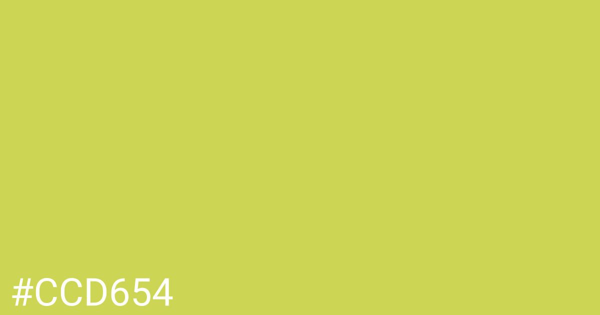 Hex color #ccd654 graphic