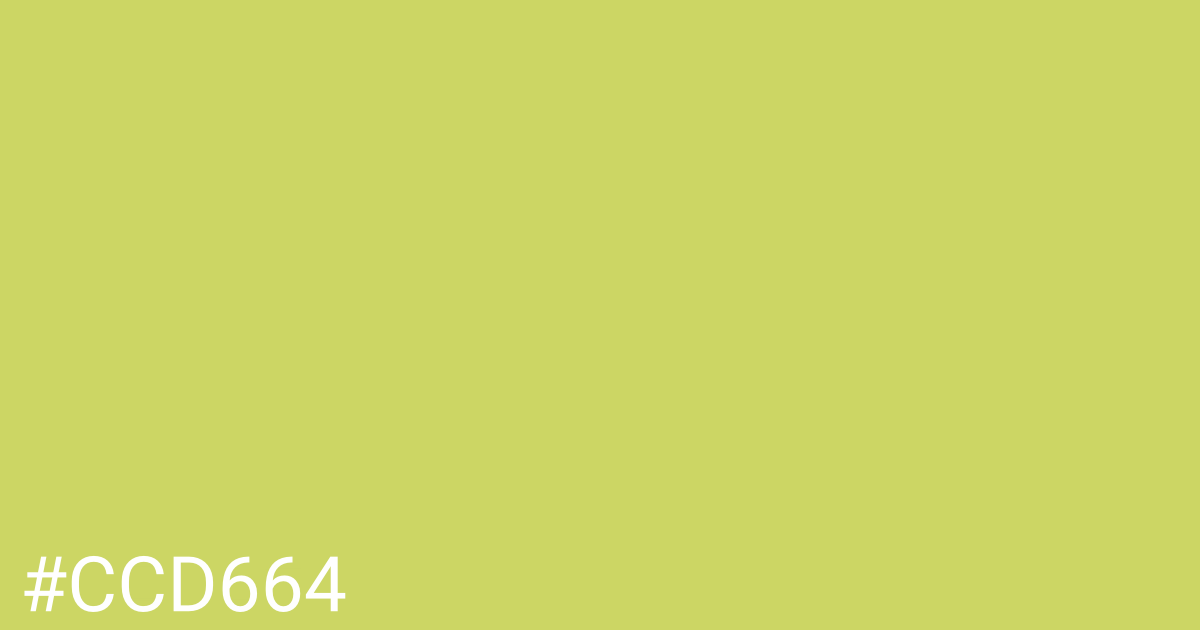 Hex color #ccd664 graphic