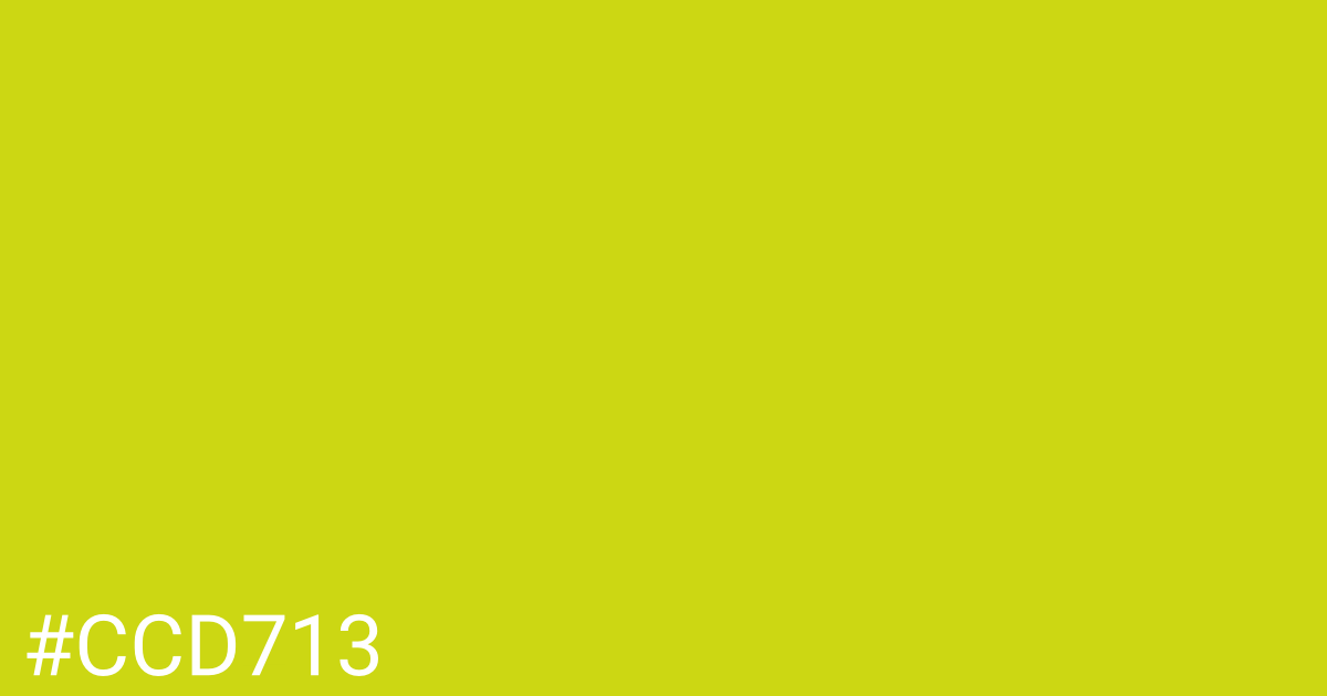 Hex color #ccd713 graphic