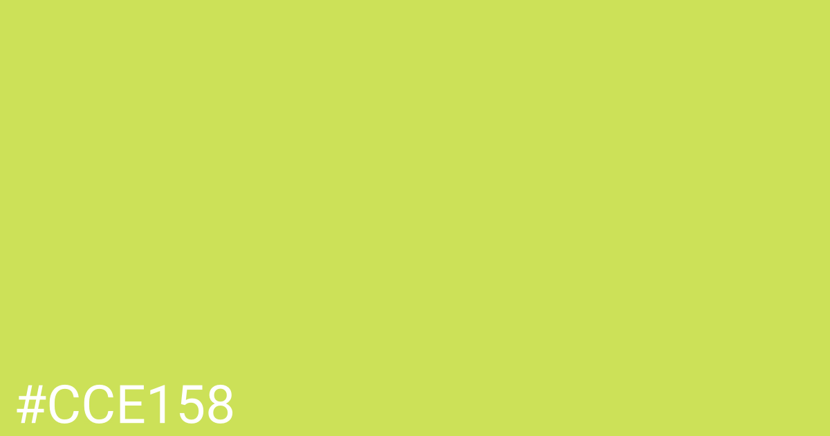 Hex color #cce158 graphic