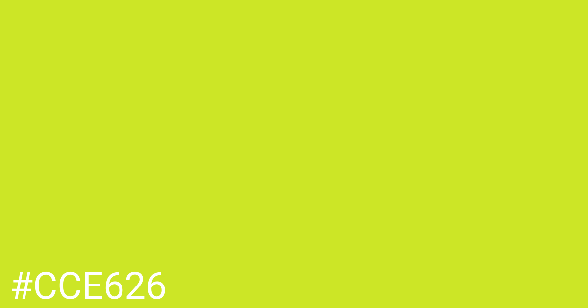 Hex color #cce626 graphic