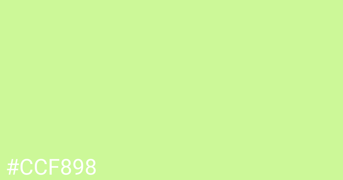 Hex color #ccf898 graphic