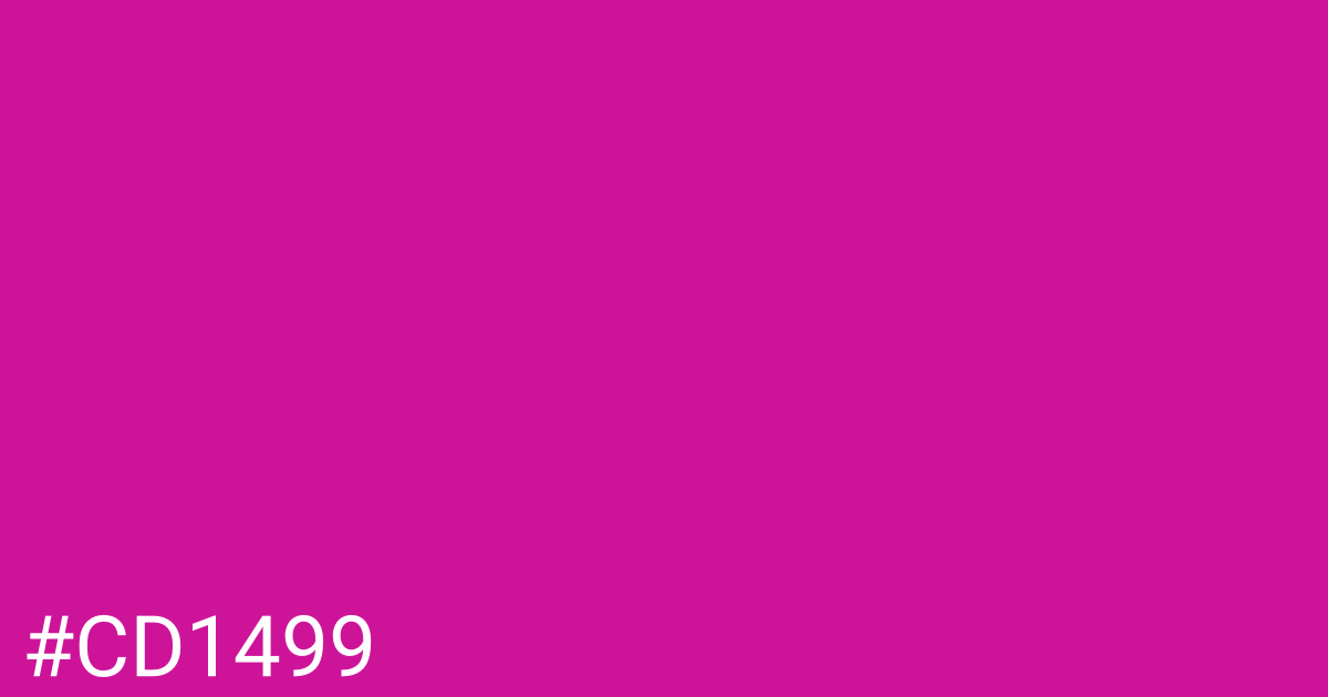 Hex color #cd1499 graphic