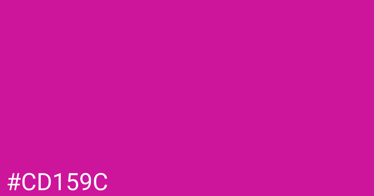 Hex color #cd159c graphic