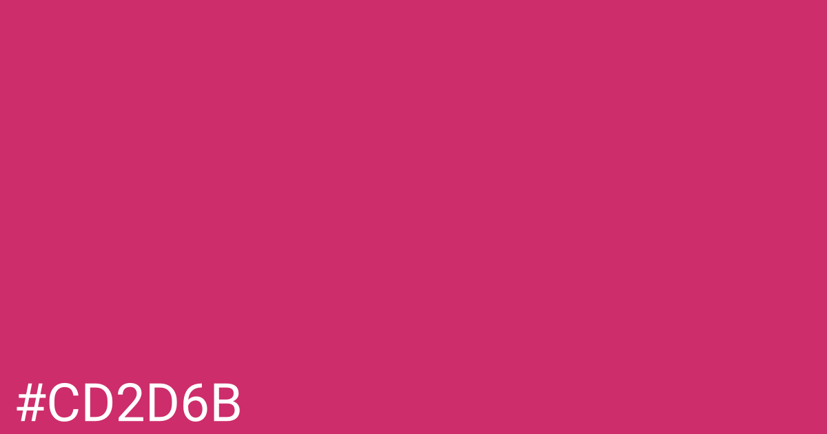 Hex color #cd2d6b graphic