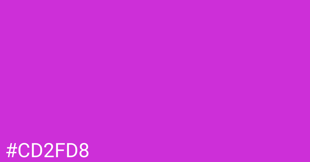 Hex color #cd2fd8 graphic