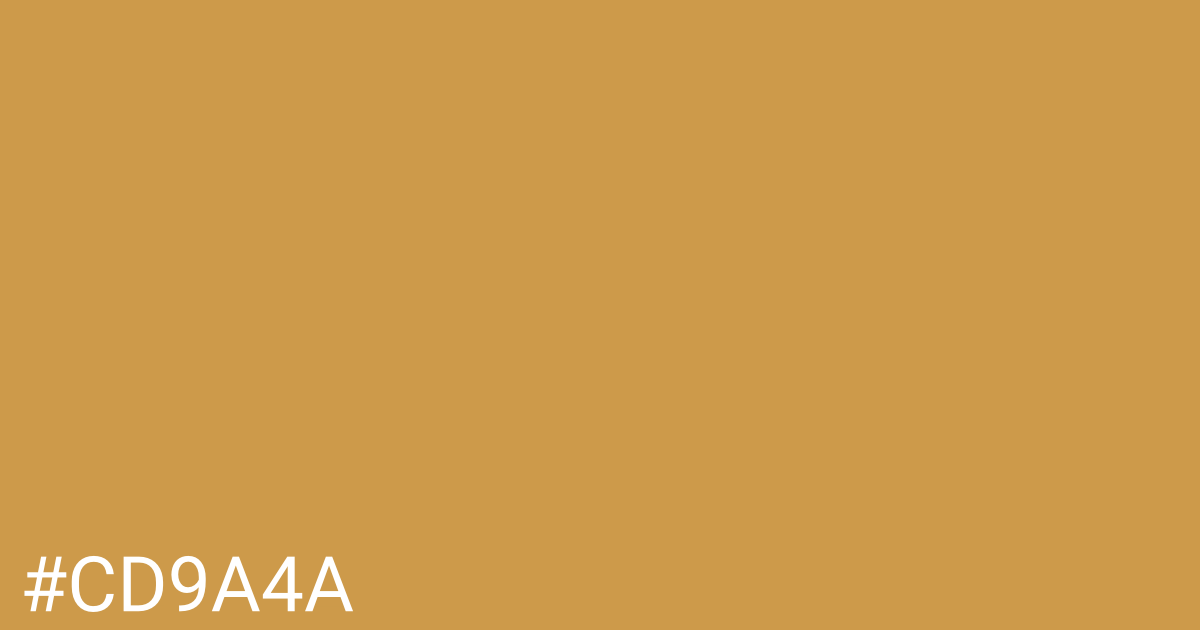 Hex color #cd9a4a graphic