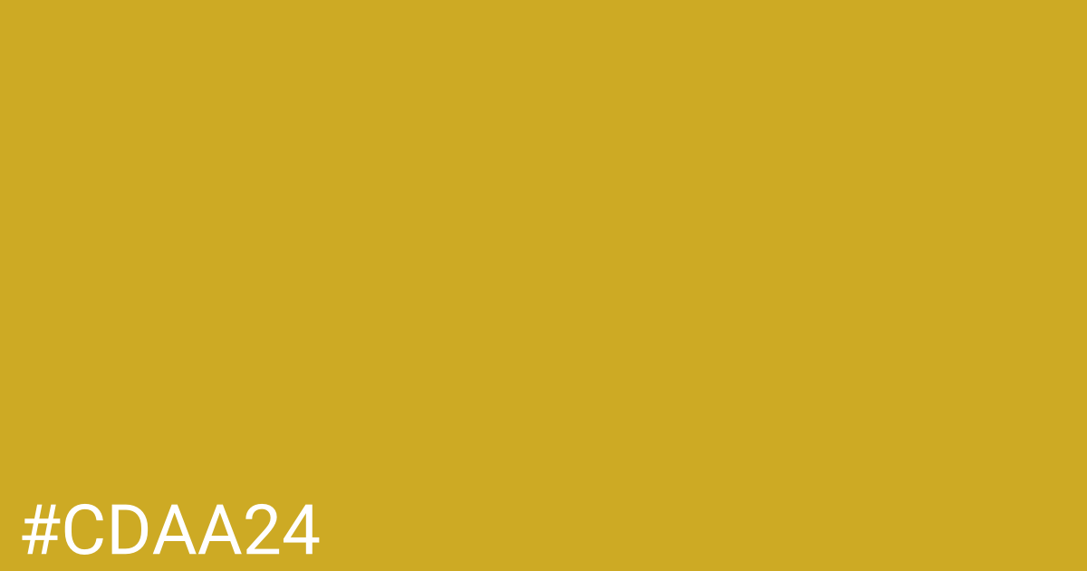 Hex color #cdaa24 graphic