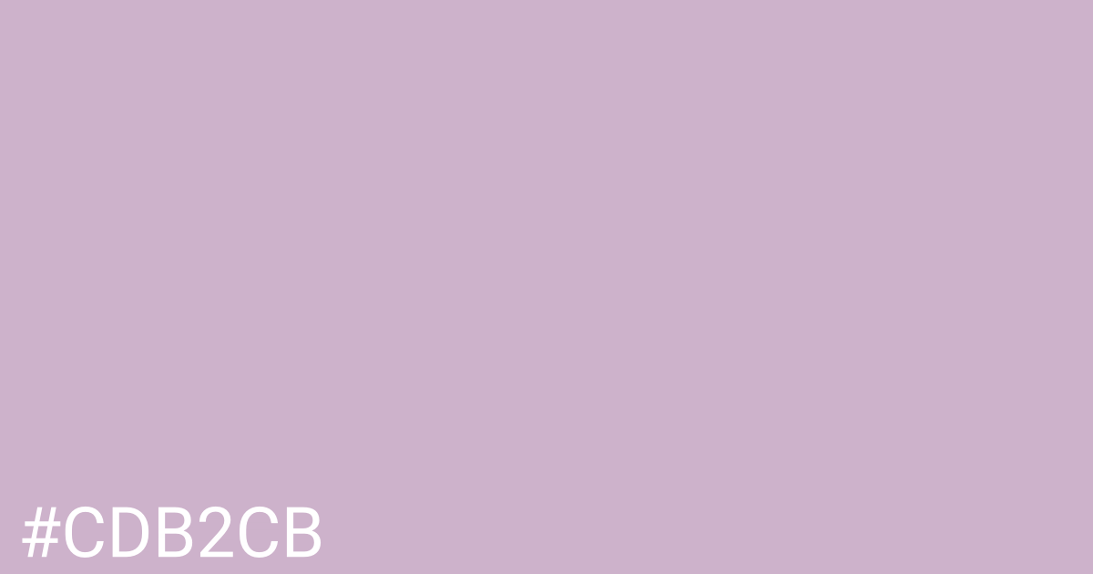 Hex color #cdb2cb graphic