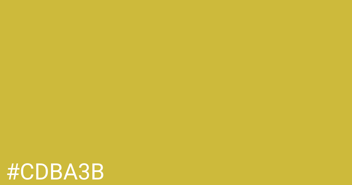 Hex color #cdba3b graphic