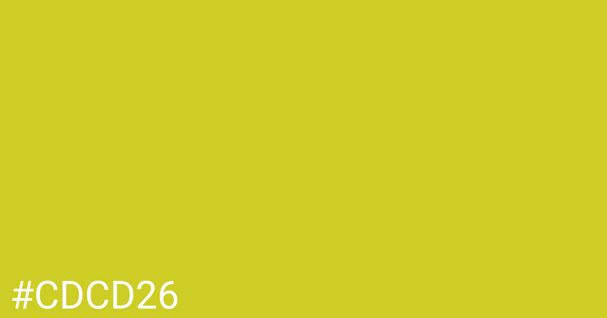Hex color #cdcd26 graphic