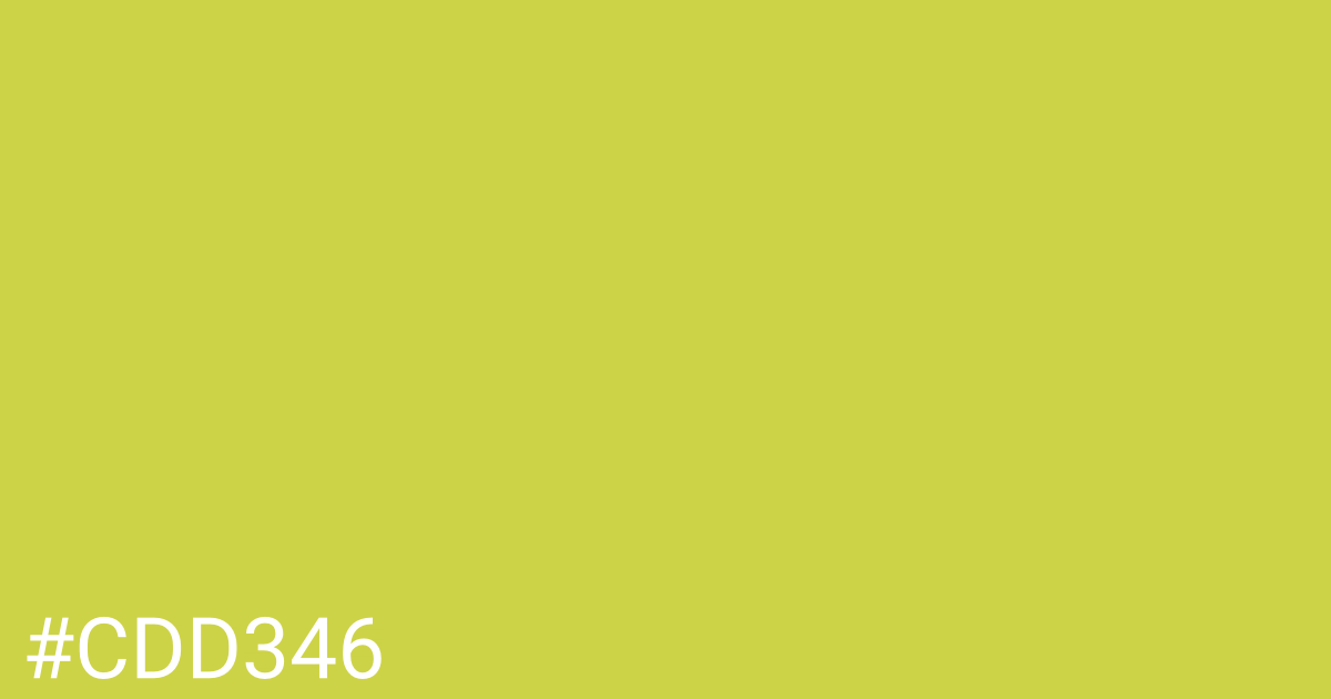 Hex color #cdd346 graphic