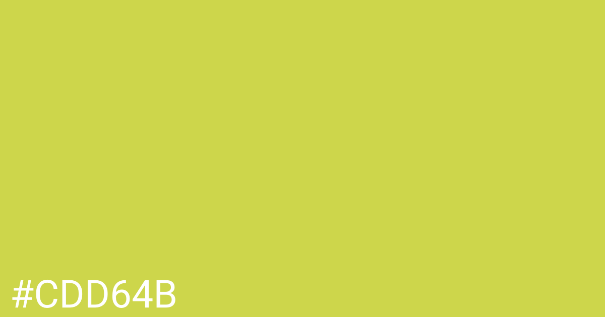 Hex color #cdd64b graphic