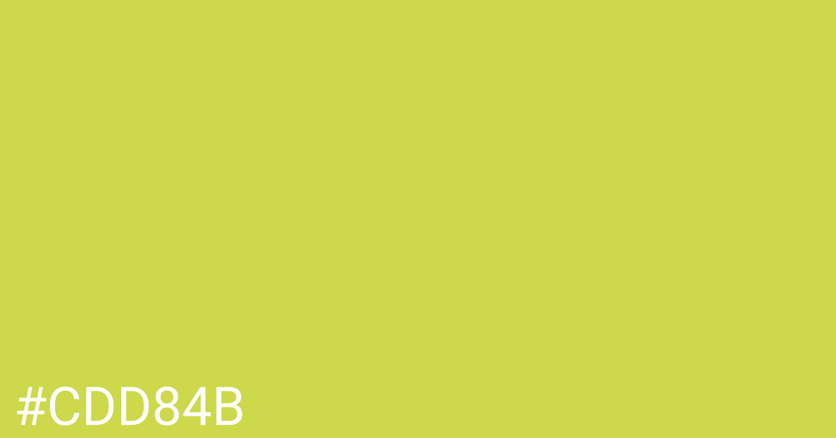 Hex color #cdd84b graphic