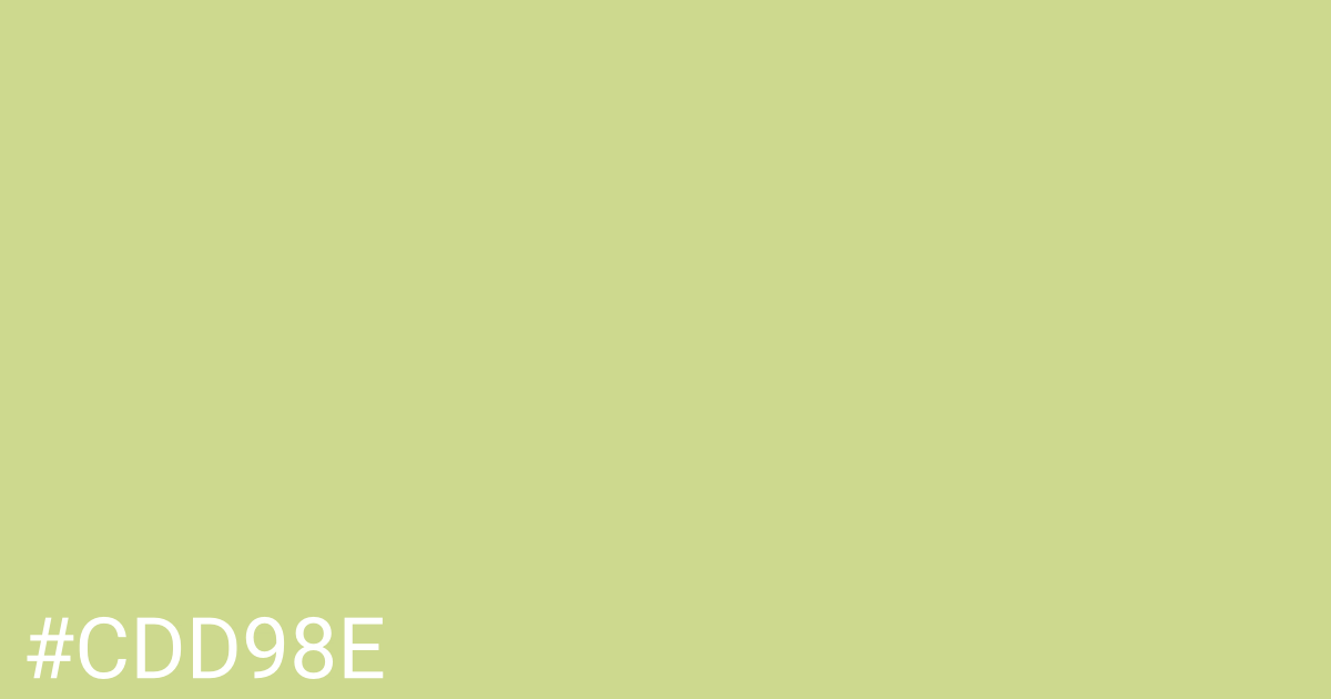 Hex color #cdd98e graphic