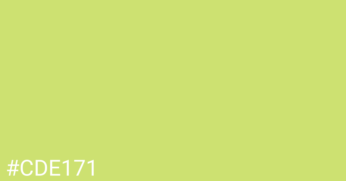 Hex color #cde171 graphic