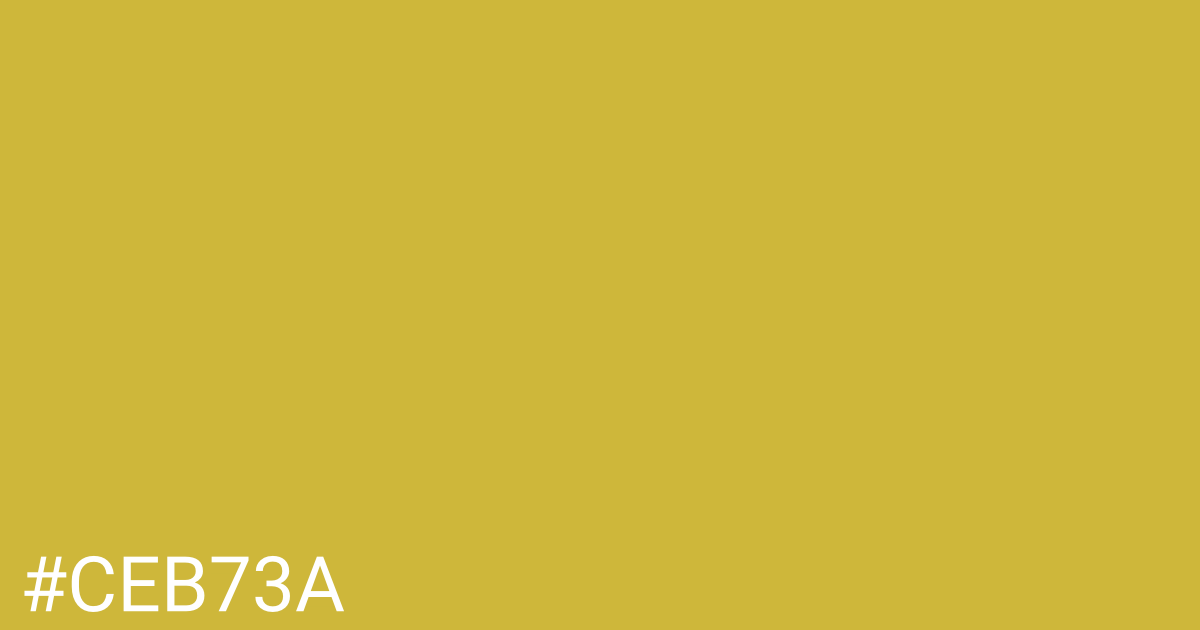 Hex color #ceb73a graphic