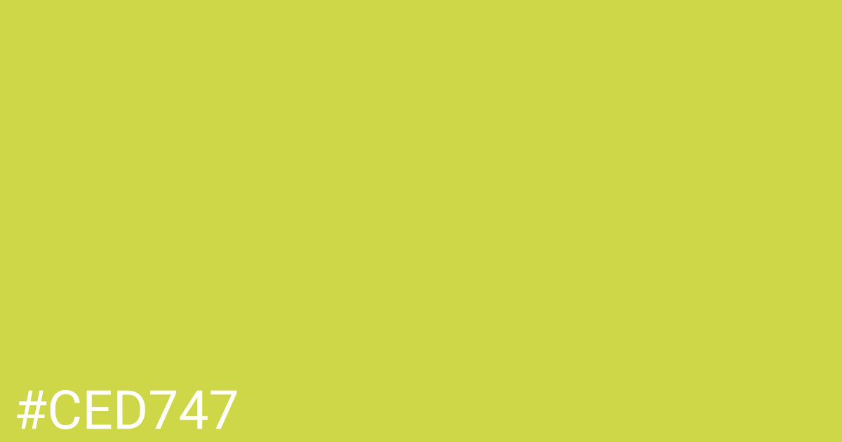 Hex color #ced747 graphic
