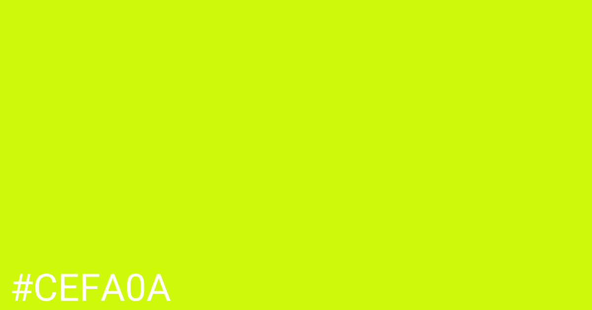 Hex color #cefa0a graphic