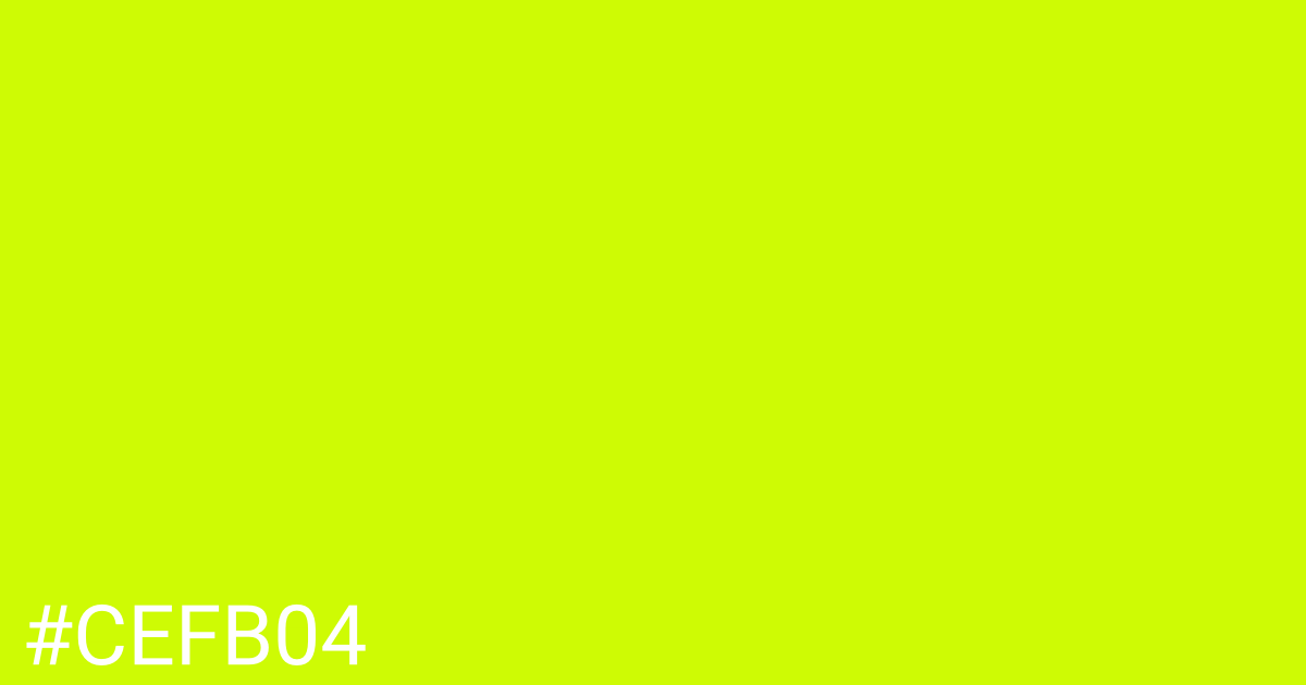 Hex color #cefb04 graphic