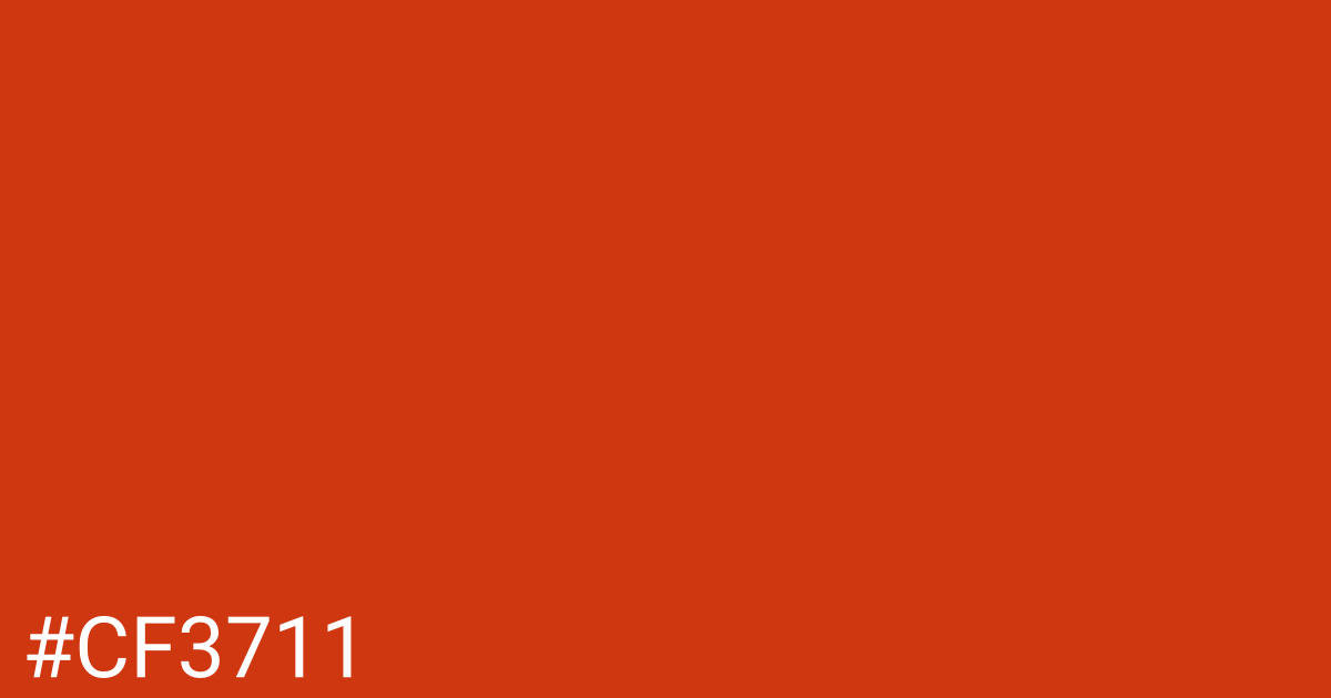 Hex color #cf3711 graphic