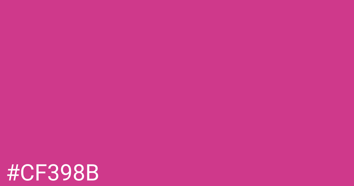 Hex color #cf398b graphic