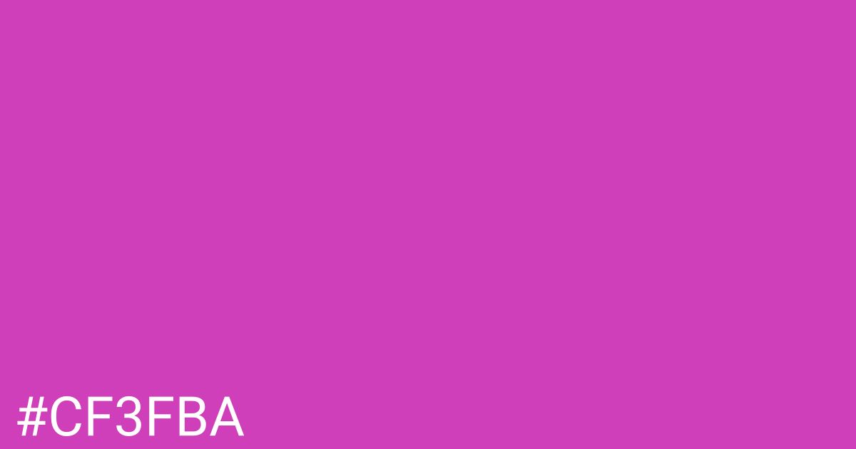 Hex color #cf3fba graphic